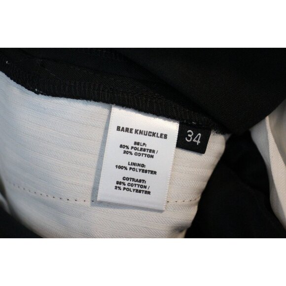 Bare Knuckles Mens 34 x 30 Oversized Pleated Wide Leg Trouser Pants NEW R1651 - Picture 6 of 7